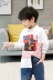 Xiaobei quần áo trẻ em nam sơ mi dài tay mùa xuân và mùa thu 2019 áo sơ mi trẻ em nước ngoài màu trắng mùa thu phiên bản Hàn Quốc - Áo sơ mi