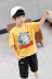 Xiaobei boy boy mùa hè đầm áo thun cotton ngắn tay 2019 quần áo trẻ em nửa tay nửa hè Hàn Quốc - Áo thun shop đồ trẻ em Áo thun