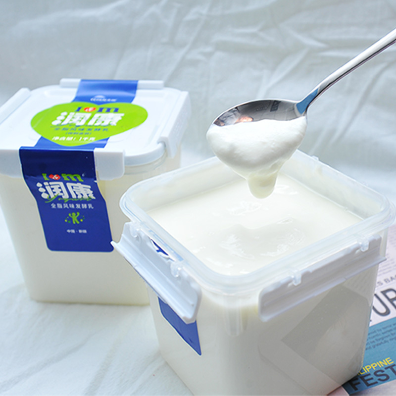 新疆网红酸奶 TERUN 天润 润康 酸奶 1000g桶装 天猫优惠券折后￥27包邮（￥30-3）