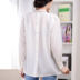 Mùa xuân hè 100 lụa tơ lụa chạm đáy áo pyjama áo dài tay ngoài mặc hoa thêu thủ công cỡ lớn - Pyjama đồ bộ thể thao Pyjama