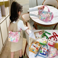 Милая детская сумка, портативная сумка через плечо, небольшая барсетка, популярно в интернете, в западном стиле