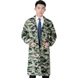 Длинный нагрудник для работы, камуфляжная куртка, износостойкий лонгслив, делается под заказ