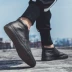 Giày cao cổ nam cao cấp Phiên bản Hàn Quốc của một đôi giày nam giày lười giày hoang dã Giày đen cho nam giày cao cổ nam thể thao Giay cao