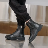 Martens, зимние короткие сапоги в английском стиле, детские ботинки для принцессы, коллекция 2023, в корейском стиле, в британском стиле