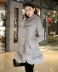 Kích thước lớn của phụ nữ 6XL giả con cáo lông lớn cổ áo lông thú dày của phụ nữ da phần dài slim fur coat chống mùa Faux Fur