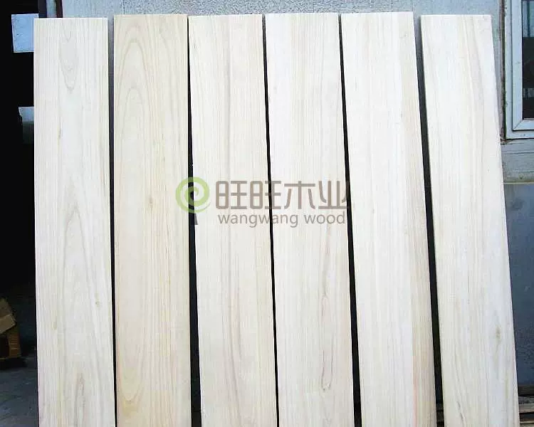 Tùy chỉnh ván gỗ rắn dải gỗ nhẹ Paulownia ván gỗ ban đầu Kệ kệ gỗ ván gỗ dài 40CM loạt - Kệ
