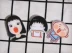 Nhật Bản Phong cách Harajuku Huy hiệu acrylic Hàn Quốc ulzzang Phim hoạt hình dễ thương Trâm Pin Phụ kiện túi mềm - Trâm cài huy hiệu cài áo Trâm cài