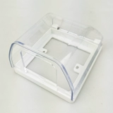 Тип 86 плюс высокий прозрачный ящик с водонепроницаемой коробкой для водонепроницаемого выключателя для специальной водонепроницаемой крышки может быть установлен с 86 темными розетками