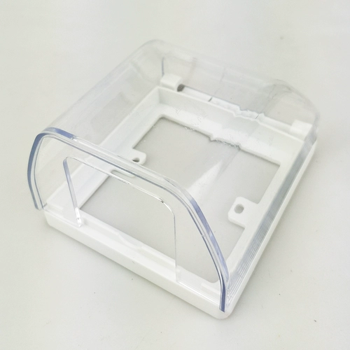 Тип 86 плюс высокий прозрачный ящик с водонепроницаемой коробкой для водонепроницаемого выключателя для специальной водонепроницаемой крышки может быть установлен с 86 темными розетками