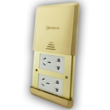 Шэньчжэнь Пингцзяо с подключением нижней коробки -в пола, пять -отверстие чистого медного золота, водонепроницаемое без демпфирования с скрытой десятью.