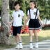 Mùa hè bé trai và bé gái quần áo mẫu giáo quần áo trẻ em Áo gió đồng phục học sinh lớp trẻ em phục vụ trẻ lớn - Đồng phục trường học / tùy chỉnh thực hiện