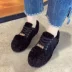 Thấp để giúp giày cotton Giày lông nữ mùa đông cộng với nhung học sinh Hàn Quốc phiên bản hoang dã ấm áp và thoải mái 39 nhân dân tệ giá rẻ Giày cắt thấp