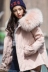 2018 mùa thu và mùa đông mới của Hàn Quốc dày xuống áo khoác của phụ nữ áo khoác ngắn sống có thể tháo rời xuống áo khoác