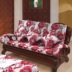 Trung Quốc duy nhất ba màu đỏ rắn gỗ sofa đệm đệm đệm với tựa lưng trượt- trên miếng bọt biển mùa xuân và mùa thu mùa đông ghế đệm Ghế đệm / đệm Sofa