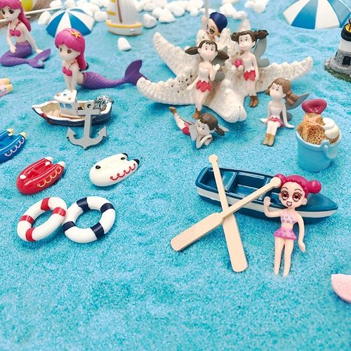 Симпатичный морской ветер Микро -земляные аксессуары Маленькие украшения аквариум аквариум аквариум озеленение экологическая бутылка декоративная креативная цилиндра