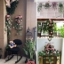 Mô phỏng hoa hồng mây giả hoa treo giỏ trang trí hoa cây nho nhựa hoa mây trong nhà phòng khách treo tường - Hoa nhân tạo / Cây / Trái cây