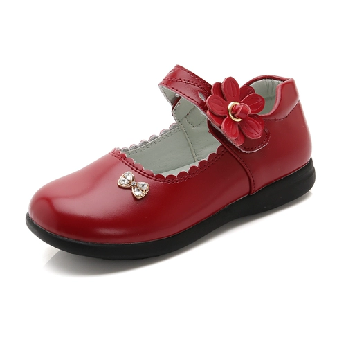 Детская обувь для кожаной обуви для принцессы, из натуральной кожи, подходит для подростков