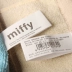 Khăn choàng cotton vàng Miffy đôi cotton thêu satin sóng mềm mại và thoải mái hai chính hãng - Khăn gối