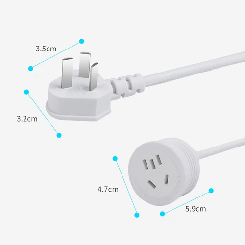 Национальная стандартная линия расширения линии электричества Ultra -Thin Plugure Three Plugck 10a Growe Home Three -Core Converter Poard