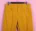 68MKH * 250 quần áo nam trên cổ phiếu mới cắt quần chuẩn mùa hè thường xuyên eo giữa màu vàng quần dài bị cắt