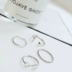 Hàn Quốc bốn mảnh phù hợp với vòng khí hipster đồ trang sức đồ trang sức bạc doanh đuôi vòng vòng trang trí nữ