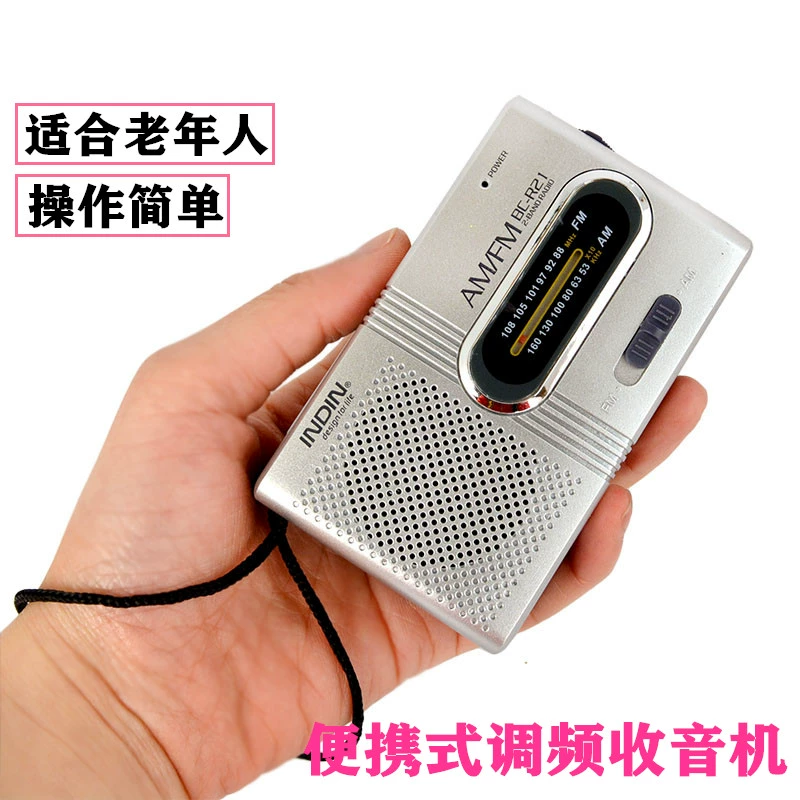 Old Radio Old Man New Player Portable Walkman Mini Stereo Loa Music Player - Máy nghe nhạc mp3