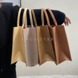 Модный вместительный и большой шоппер, сумка через плечо, в корейском стиле, делается под заказ, с печатью вашего логотипа