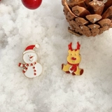 Рождественская милая брошь для пожилых людей, значок, булавка, сумка, упаковка, декор, японские и корейские