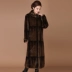 Giải phóng mặt bằng khuyến mãi mùa đông phong cách mới hiệu Haining fur phụ nữ cộng với dài nước mink coat toàn bộ mink coat