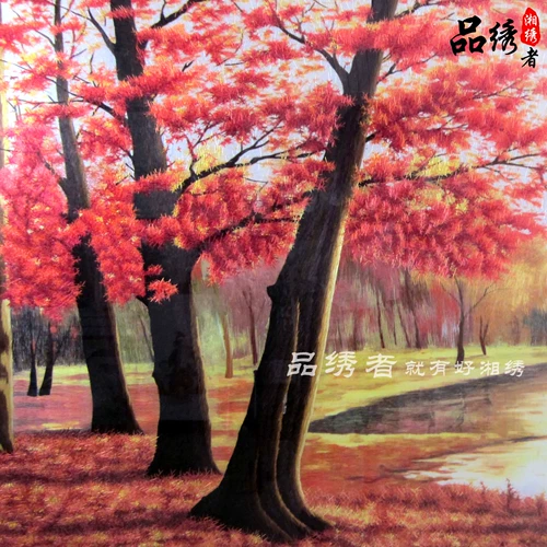 Maple Leaf Forest Forestmade Emelcodery Brand Brand Hunan вышитый производители бутик