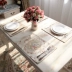 Wei Yi vải placemat mat bảng bảng thảm miếng cà phê pad coaster gạt tàn pad cách Mỹ Tây Âu pad - Khăn trải bàn