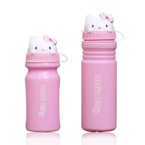 Hello kitty, горный велосипед для велоспорта, бутылка для воды