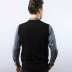 Amurs trung niên áo len nam giới kinh doanh bình thường len đơn ngực áo gi lê áo cardigan nam Áo len