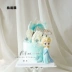 Nữ hoàng tinh tế Kích thước đông lạnh Angela Công chúa Bánh trang trí Trang trí Búp bê Bánh sinh nhật Quà tặng - Trang trí nội thất