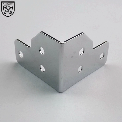 Anwang Hardware 038 Алюминиевый уголок Квадратный угол Деревянный защитный уголок для багажа Прямоугольный авиационный угол для багажа Сферический угол