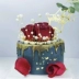 Ngày Valentine Vương miện trang trí bánh trang trí Tanabata Ngôi sao năm cánh acrylic Sinh nhật Net Red Princess Cặp đôi - Trang trí nội thất