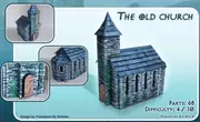 DIY tay lắp ráp ba chiều mô hình giấy diy túp lều chapel house house 3D giấy khuôn origami sản xuất