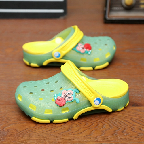 Летняя детская пляжная обувь для мальчиков, слайдеры, детские тапочки, 2023, подходит для подростков