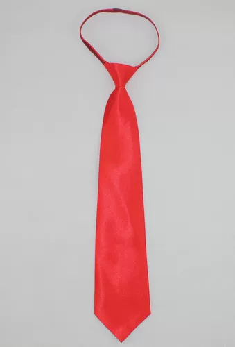 Рабочий черный галстук с молнией