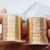 Импортированная американская линия с золотой линией в ручной работы ручной работы ручной работы вокруг линии обмотки в алфавите полуголовой