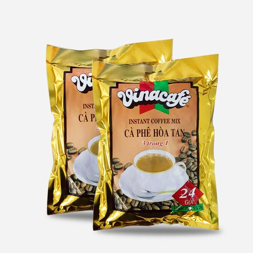 Вьетнам импортирован кофе Три -в -одну скорость кофейной порошковой порошок золотой одежда золотая одежда 20 упаковок кофе*480 грамм