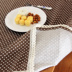 Bông và vải lanh nhỏ tươi khăn trải bàn vải mục vụ đơn giản hộ gia đình hiện đại vải hình chữ nhật bàn ăn bàn cà phê phòng khách bảng vải Khăn trải bàn