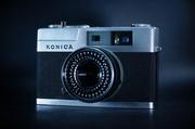 KONICA Konica EEmatic kim loại đầy đủ 135 rangefinder máy ảnh cơ khí phim máy ảnh retro 40 2.8