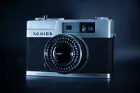 KONICA Konica EEmatic kim loại đầy đủ 135 rangefinder máy ảnh cơ khí phim máy ảnh retro 40 2.8 máy quay gopro