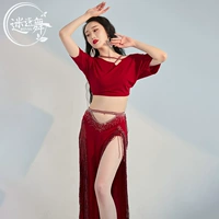 Burgundy Red (короткий топ+юбка)