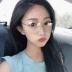 Phiên bản Hàn Quốc của người mẫu mạng đỏ mặt nam siêu nhỏ có thể được trang bị khung cận thị không độ bằng kính Phnom Penh mặt lớn nữ béo mặt - Kính khung kính chống tia uv Kính khung