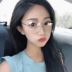 Thời trang Ins có thể được trang bị kính nữ nhân tạo cận thị retro kính mặt nhỏ khung hình sinh viên mạng đỏ có độ - Kính kính thời trang Kính