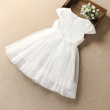 Летнее платье, юбка на девочку, белый наряд маленькой принцессы