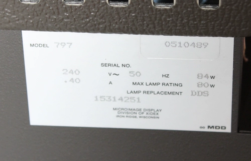 American Original Micron Film Reader