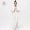 Nguyên bản của phụ nữ Zen váy trắng cổ tích khí chất văn học và nghệ thuật bất thường dài tay váy gai rộng và mỏng - Váy dài